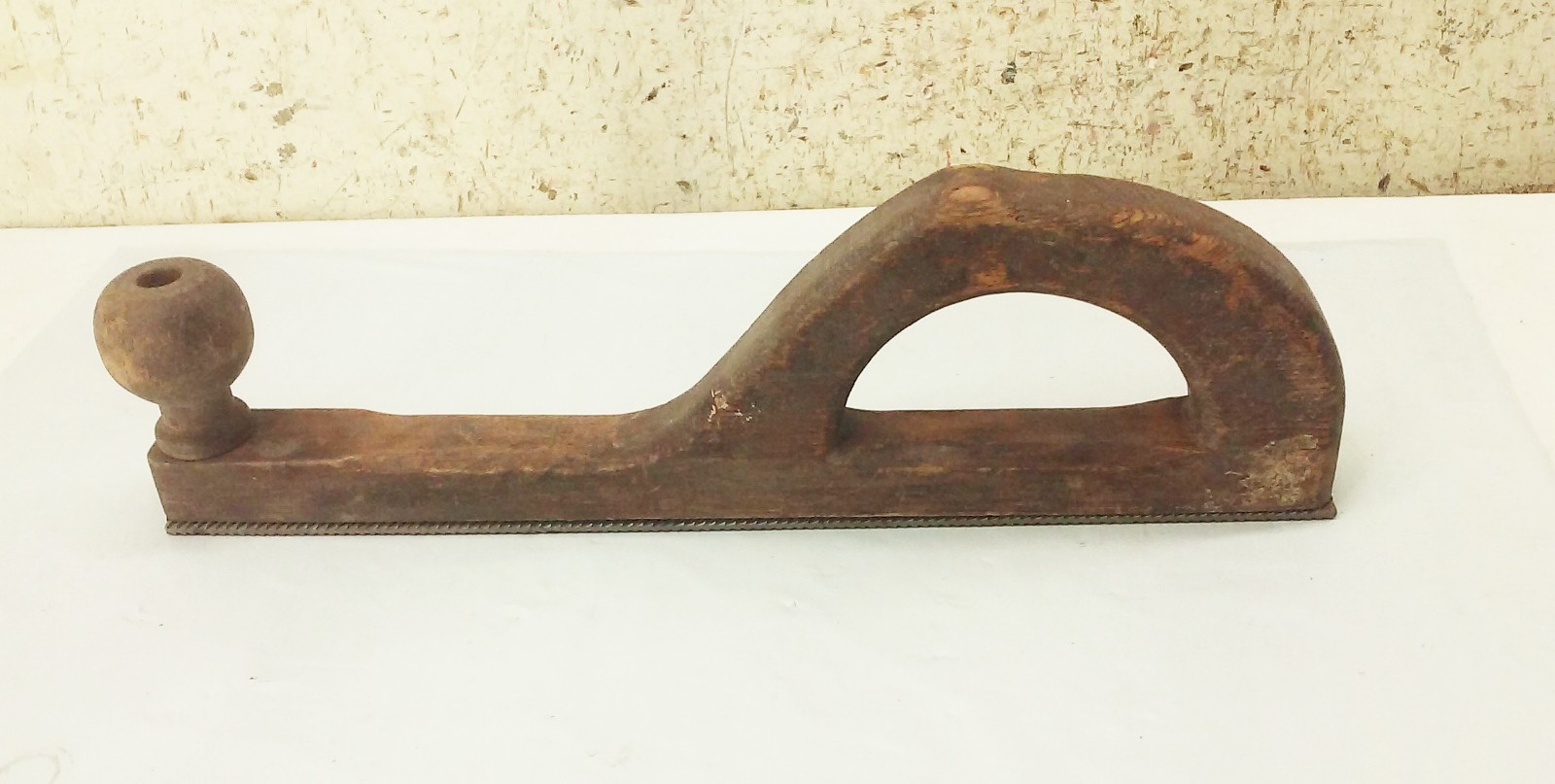 Vintage Wood File Holder Plane Longboard Rasp Auto Body tool