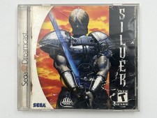 SILVER Sega Dreamcast, 2000 Complete CIB Excellent Disc Water Damage