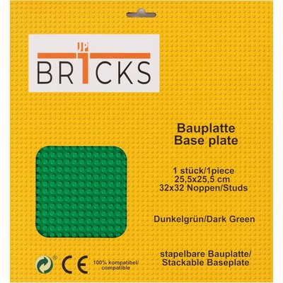 Mould King B-00008 Bauplatte 32 x 32 dunkelgrün