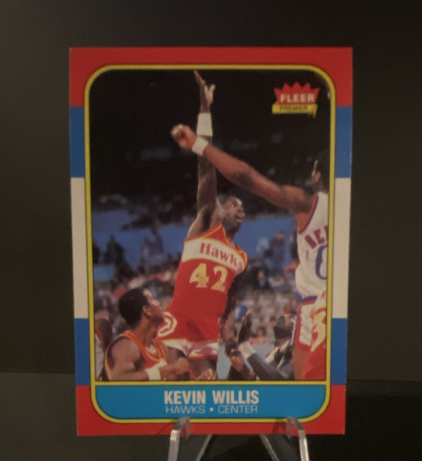 Fleer 1986-87 Kevin Willis #126 Atlanta Hawks Basketball Card Base Set