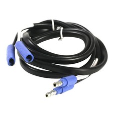 Grote 66133 Black 4' 4" 52" Two Slim-Line Male To Two Double Females