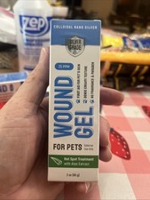Wound Gel For pets. Colloidal Nano Silver. First Aid For Pets Skin. With Aloe.