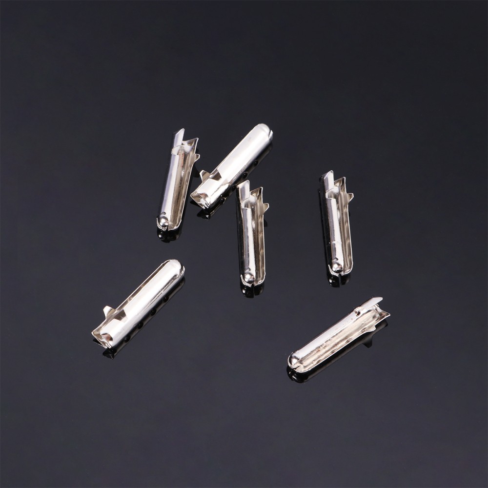 APL 100 PZ Ricambio Punte per Lacci a Forma di Testine Fai da Te Clip di Riparazione Lacci per Scarpe