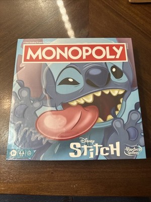  Disney Stitch Monopoly Board Game (Sealed) Lilo & Stitch Hasbro 