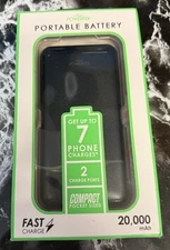 Powertek portable battery 20,000 mAh Up To 7 Phone Charges