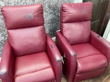 recliner riser chair dual motor faux leather, CareCo Montpelier, little used