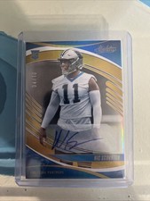 2025 Absolute Rookies Nic Scourton #162 Signatures Spectrum Gold /10 (AU, RC)