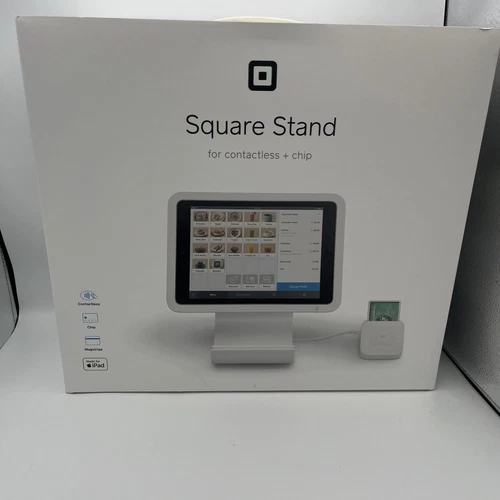 Square Contactless Chip Reader and Dock Stand  for iPad Apple New And Sealed