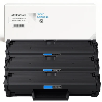 ACOLORI 3 TONER MLT-D111L PER SAMSUNG XPRESS M2070 FW M2022 M2026 M2020 2078 COMPATIBILI