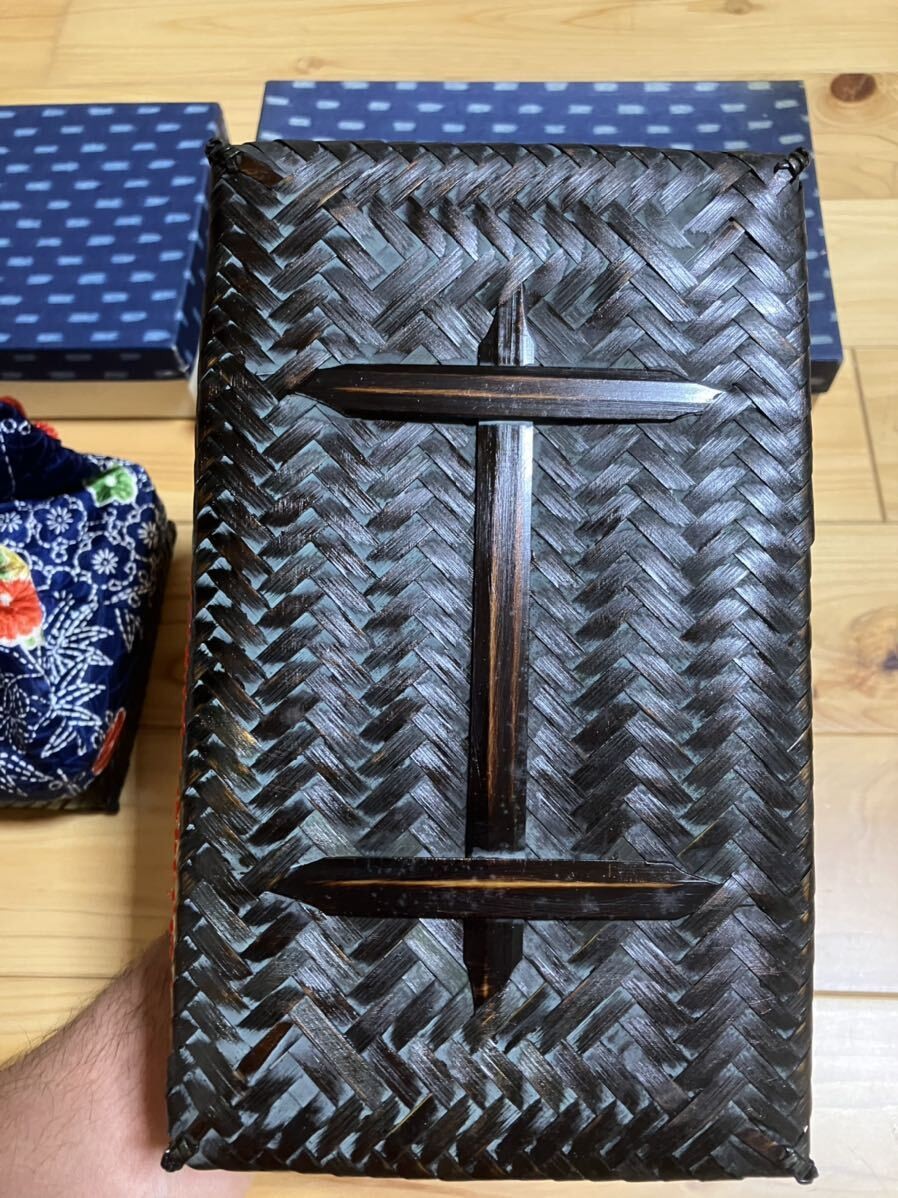 Bulk 2 items drawstring drawstring bag kinchaku k… - image 4