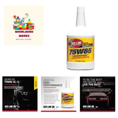 75W85 GL-5 Full Synthetic Gear Oil for Hypoid Limited Slip Differentials - 2 ...