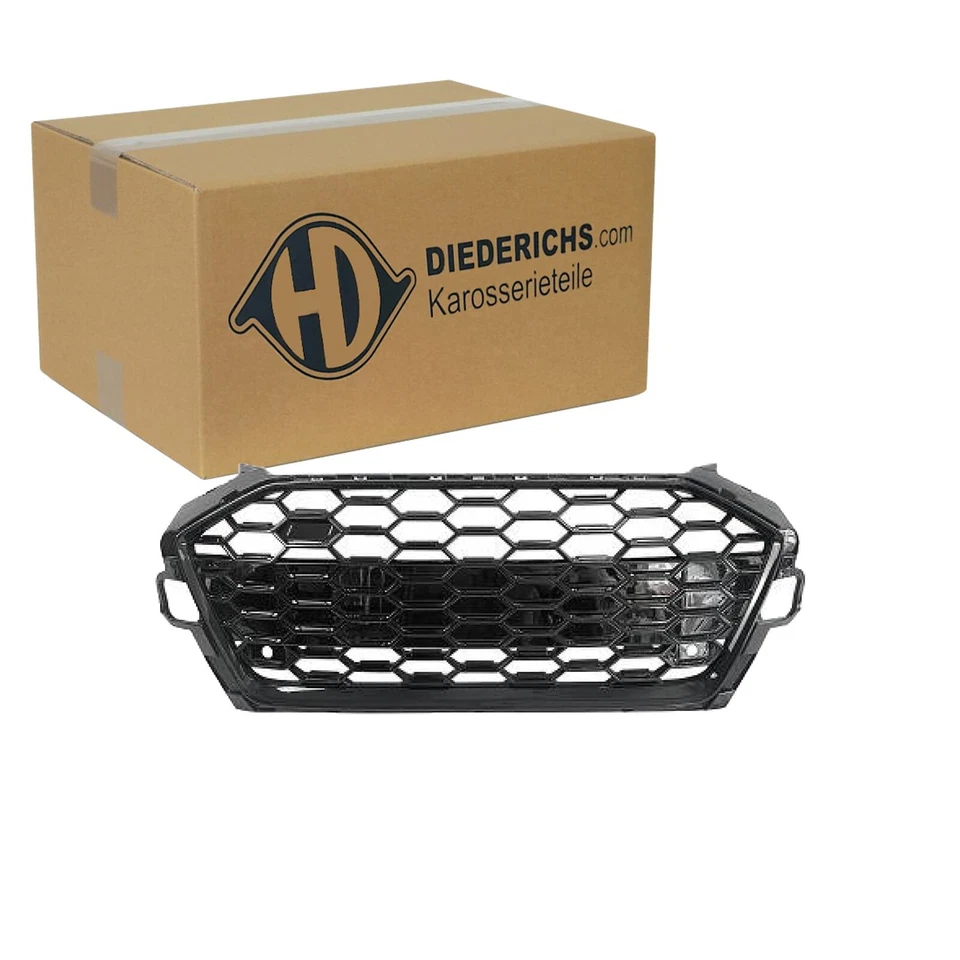 DIEDERICHS Sport Calandre Noir Convient pour Audi A4 B9 S4 S-LINE Regardez - Photo 2/4