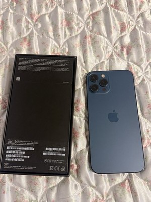 Apple iPhone 12 Pro Max Pacific Blue 512GB A2412 MGD73J/A Bar Smartphone