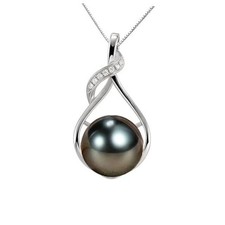 Gifts for Women Wife-Tahitian-Black-Pearl-Necklace-Gift for Wife Wedding