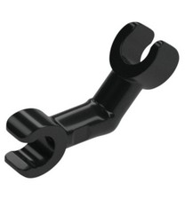LEGO Skeleton Arm Bent with Vertical Grip - Pack of 5 (Black, 93061/26158/33449)