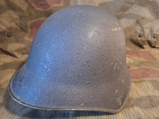 Stahlhelm Schweiz M18/43 Rautarn Steelhelmet Casque Innenfutter Riemen Stempel