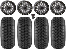 System 3 SB-6 15" Wheels Gm (4+3) 32" Desert Series Tires RZR Turbo S / RS1