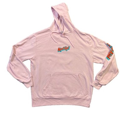 Kool aid Mad Engine Pink Pullover Sweater Hoodie Large Unisex Comfy Double Side