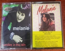 Candles in the Rain by Melanie - Six Hits -Cassette, 1997, (LOT OF 2)