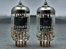 Matched Pair Genalex Gold Lion 12AX7 / ECC83 / B759 / Tubes LN Condition
