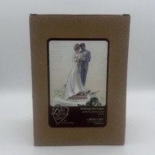 Wedding Cake Topper Bride and Groom Enesco Legacy of Love, In box. Figurine