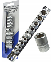 SteckschlüSsel Satz Aussen Torx Sechsrund NüSse Aussentorx E5-E16 9-Tlg