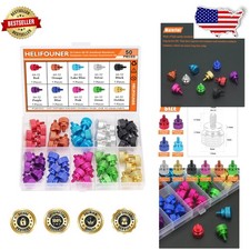 50pc 6-32 Anodized Aluminum Computer Case Thumb Screws Assortment