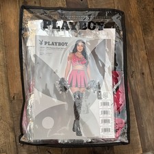 Genuine Playboy Cheer Squad Pink Women’s Costume - Brand New - Small