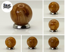 16mm Butterscotch Slag Marble looks MFC M-