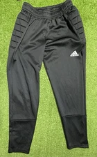 Adidas ClimaLite Soccer Goalie Pants Padded Black Training Size Medium Polyester