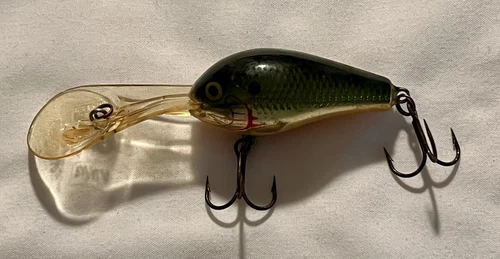 RAPALA DOWNDEEP FAT RAP 5cm CRANKBAIT, BASS COLOR, PREOWNED, GREAT CONDITION.