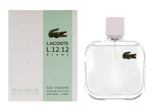 Lacoste L.12.12 Blanc Eau Fraiche for Men 3.3 oz Eau de Toilette Spray