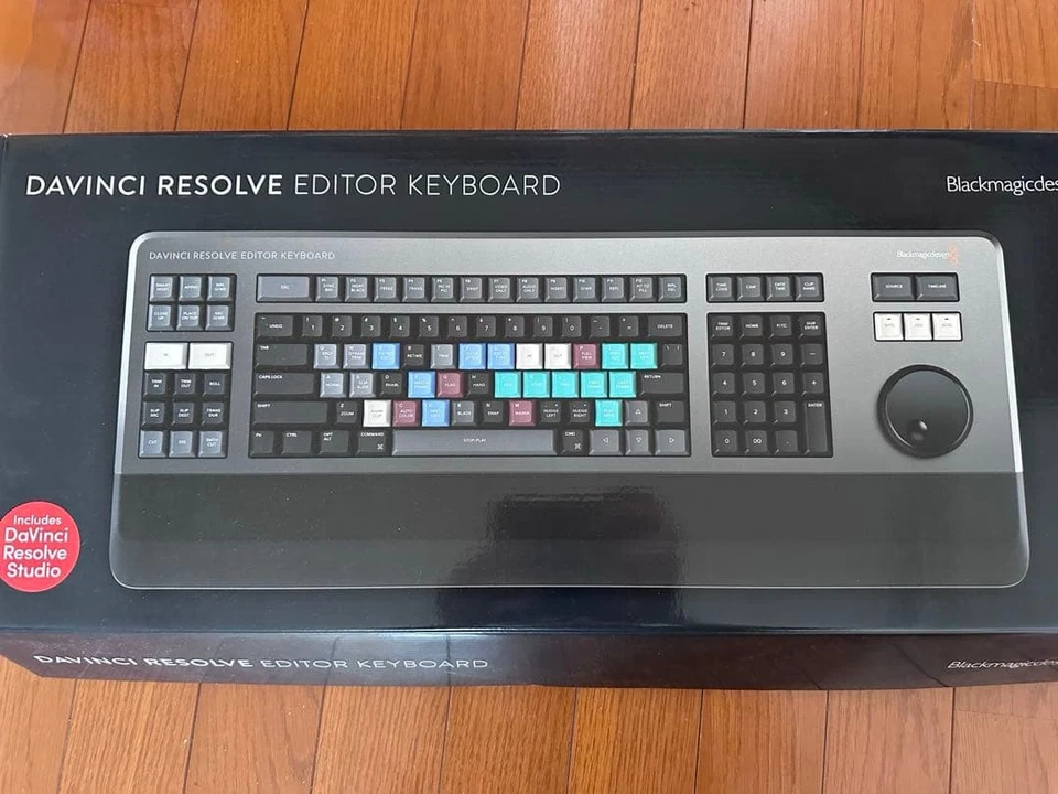 DaVinci Resolve Editor Tastatur mit Box getestet Japan