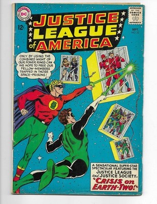 Justice League Of America 22 1963 DC Comics VG+ 4.5 Crisis On Earth-One