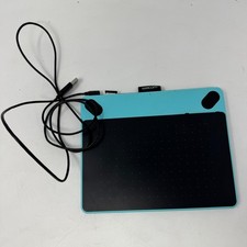 Wacom Intuos Pen Draw Tablet Graphics Drawing Pad Blue No Pen