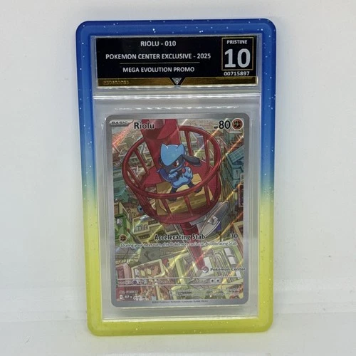 Riolu 010 | Pokemon Centre Stamped | Black Star Promo | Getgraded 10 ?
