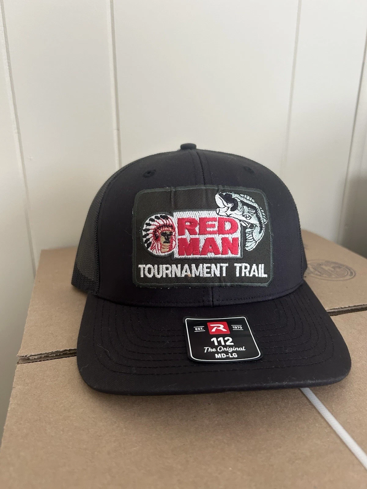 Red man Tournament trail Black Richardson 112 Hat
Opens in a new window or tab