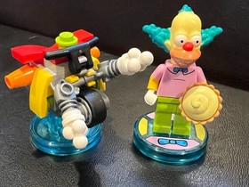 LEGO The Simpsons Set ~ Krusty the Clown w Pie & Bike ~ No Box 71227