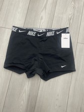 NEW Nike Black Swim Bottoms Athletic NIKE Shorts Womens Size Large NESSG277-001