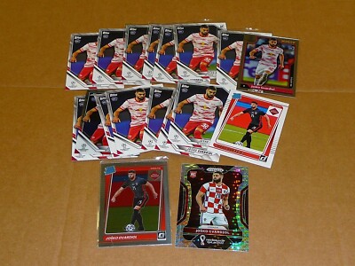JOSKO GVARDIOL SOCCER LOT OF 19 TOPPS CHROME MERLIN DONRUSS PRIZM