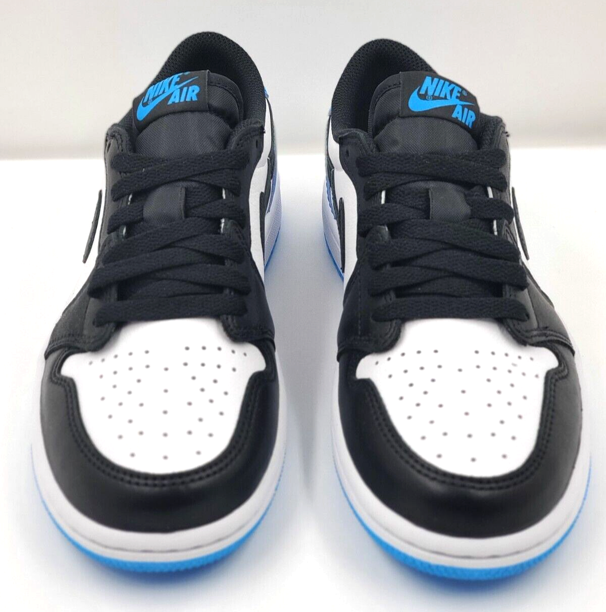 シューズ(男性用) Nike AJ1 Low OG Powder Blue/UNC 24.5 Air Jordan 1 Retro Low OG White Powder Blue UNC Men's GS