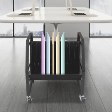 10 Position Laptop Tablet Open Charging Station Mobile Storage Cart Metal Rack