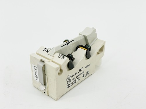 New Cutler Hammer J11 Auxiliary Contact NMA A600 AC R300 DC 9084A17G01 - Picture 4 of 5