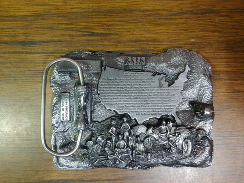 AMA Belt Buckle Gypsy Tours 70th Anniversary 1995 - Picture 3 of 5