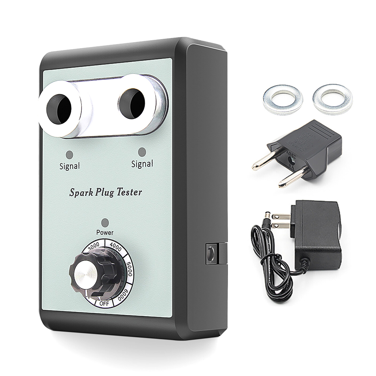 12MM Dual Hole Spark Plug Tester Diagnostic Tool Gasoline Car Ignition Analyzer