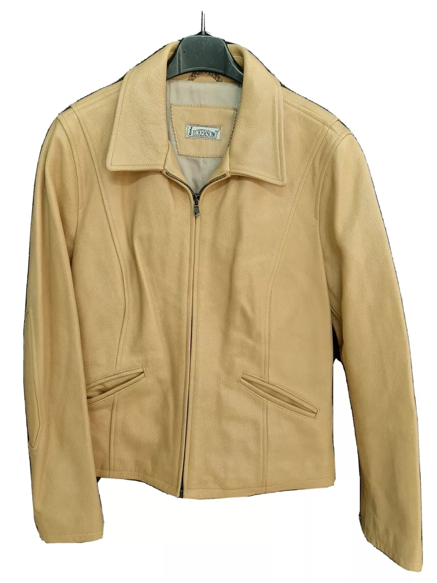 Jeckerson top giacca pelle