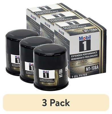 (3 pack) Mobil 1 Extended Performance M1-108A Oil Filter. NEW,USA.