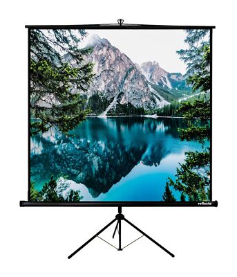 1:1 reflecta CrystalLine Beamer Stativleinwand 200 x 200 (196x196)cm 109''(87652)