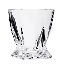 Ricci Quaddro Set of 8 Crystal Double-Old-Fashioned Glasses - NEW!