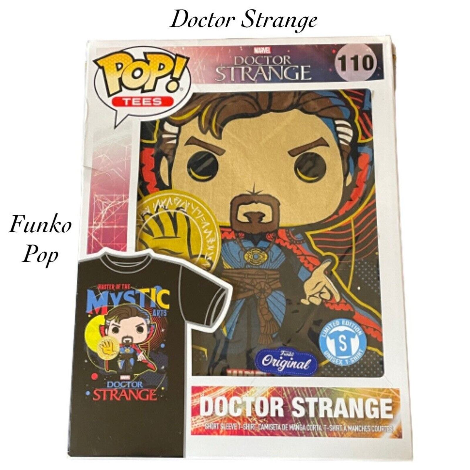 Funko Pop Tees Mystic Doctor Strange Limited Edition T-Shirt NIB Unisex Size S